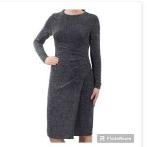 Ralph Lauren size 10 evening dress party dress worn once sparkly gorgeous black